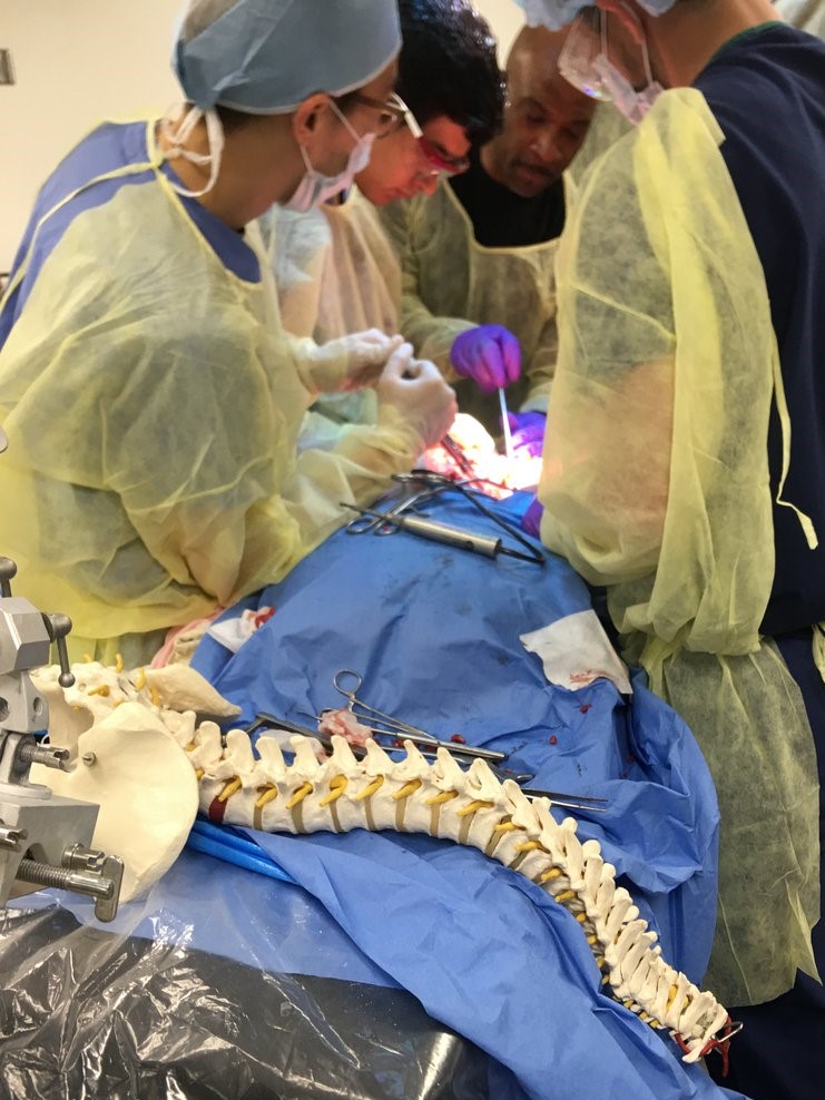 Orthopaedic Surgery Residents Training with C-Arm